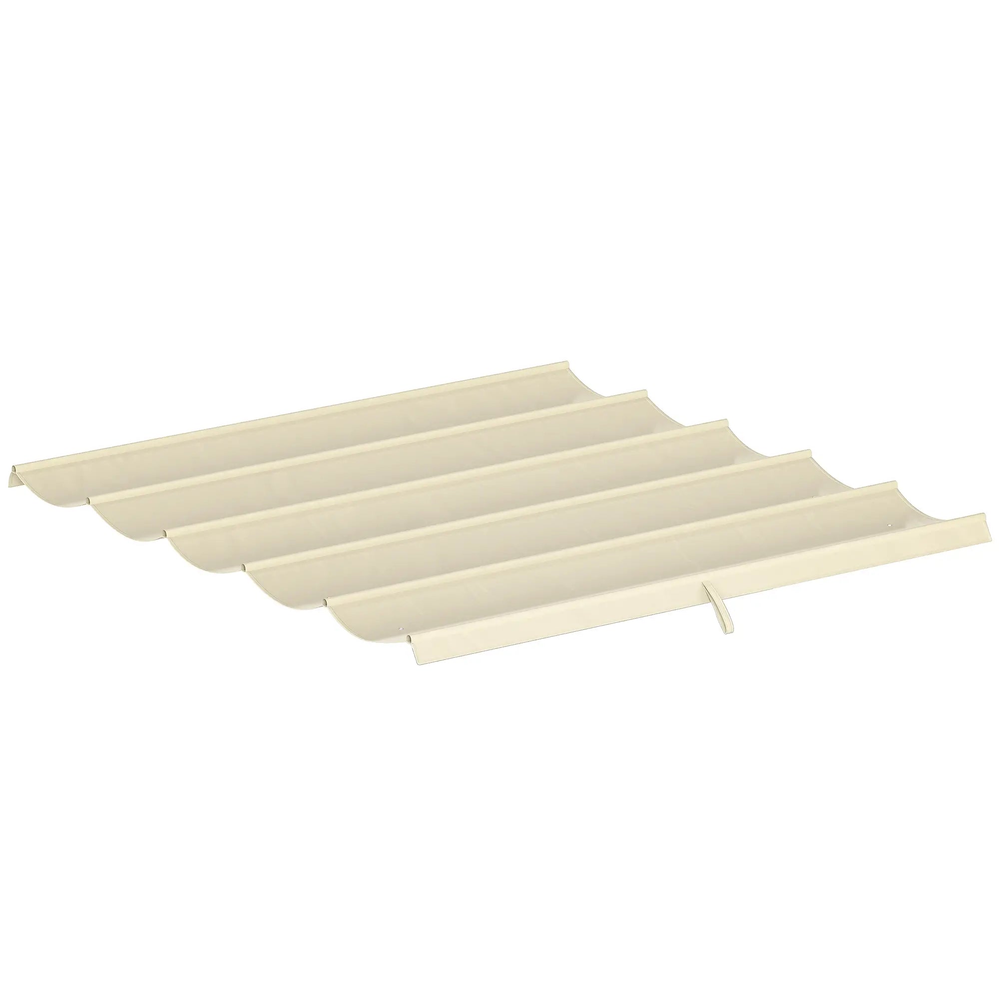 Retractable Pergola Canopy, 10' x 10', Cream White Gazebo Canopy Replacement at Gallery Canada