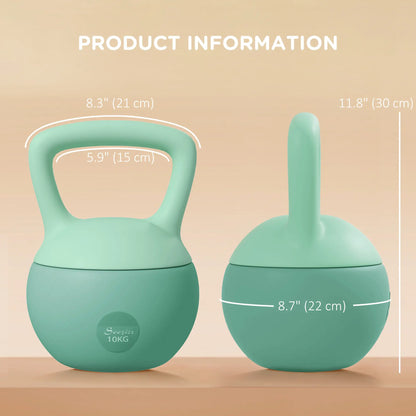 22 lb Soft Kettlebell, Sand Filled Weight with Grip Handle Strength Training Equipment at Gallery Canada