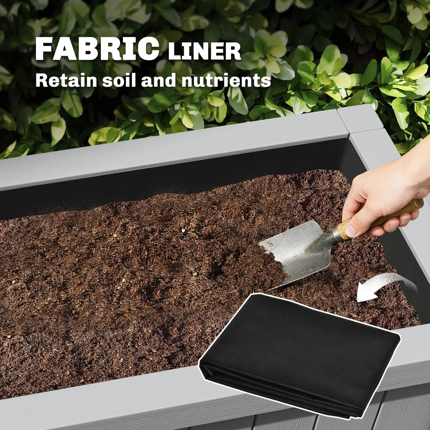 Raised Garden Bed With Legs, HDPE Planter With Drainage Holes Elevated Garden Beds at Gallery Canada