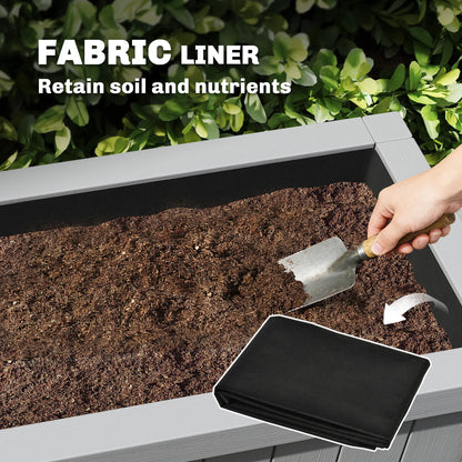 Raised Garden Bed With Legs, HDPE Planter With Drainage Holes Elevated Garden Beds at Gallery Canada