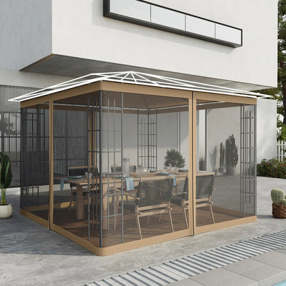 Gazebo Replacement Mosquito Netting, 10' x 10', Black Gazebo Sidewalls at Gallery Canada