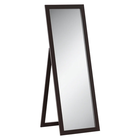 58" x 20" Full Length Mirror, Floor Standing, Rectangular, Brown Full Length Mirrors Brown at Gallery Canada