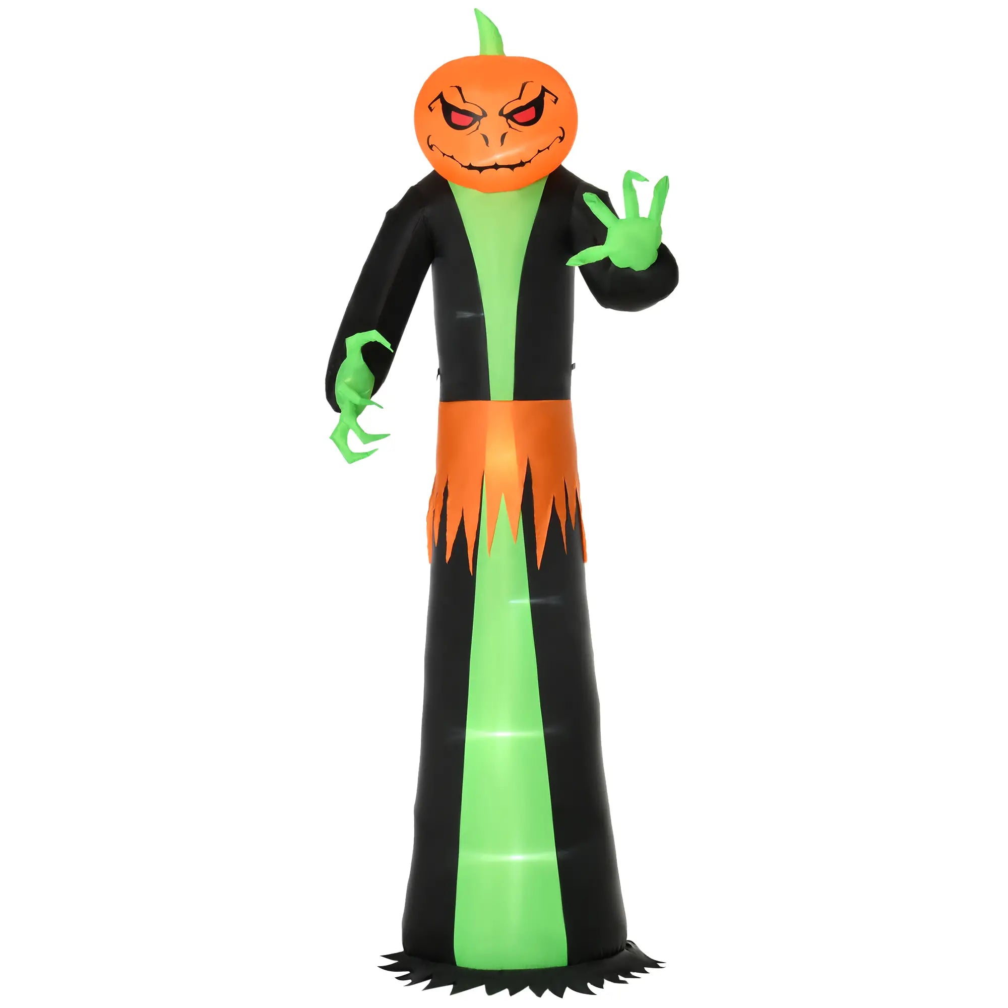 9ft Inflatable Halloween Pumpkin Head Ghost, LED Outdoor Decor Halloween Decorations at Gallery Canada