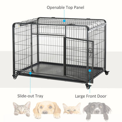 Heavy Duty Folding Dog Crate, Extra Large, 49" x 30" x 32" Houses, Kennels & Pens at Gallery Canada