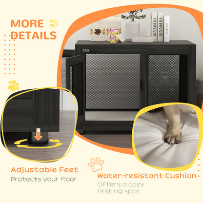 Pet Crate End Table, Water-resistant Cushion, Large Medium Dogs, Black Houses, Kennels & Pens at Gallery Canada