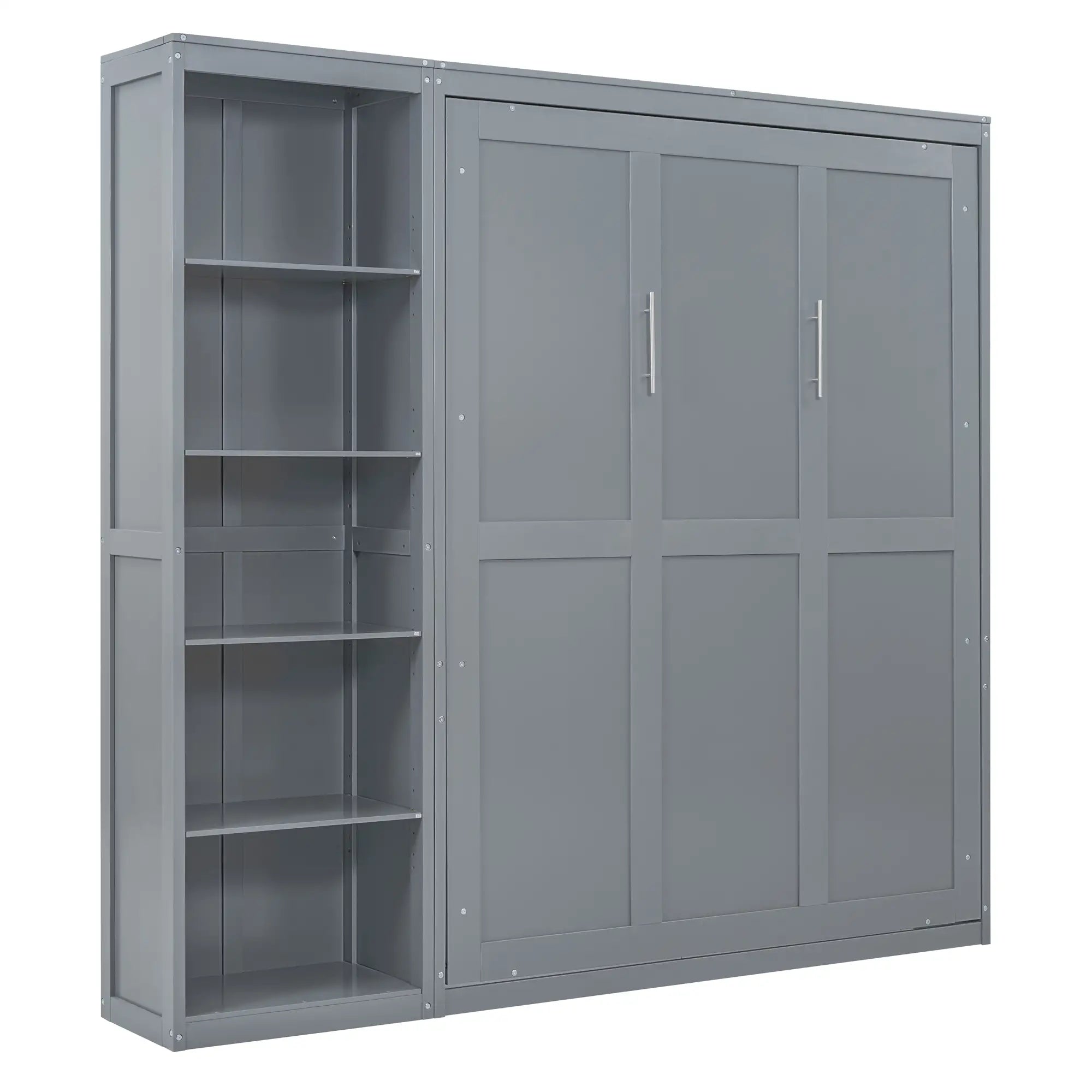 Murphy Bed with Storage, Dual Piston, Space-Saving, 94
