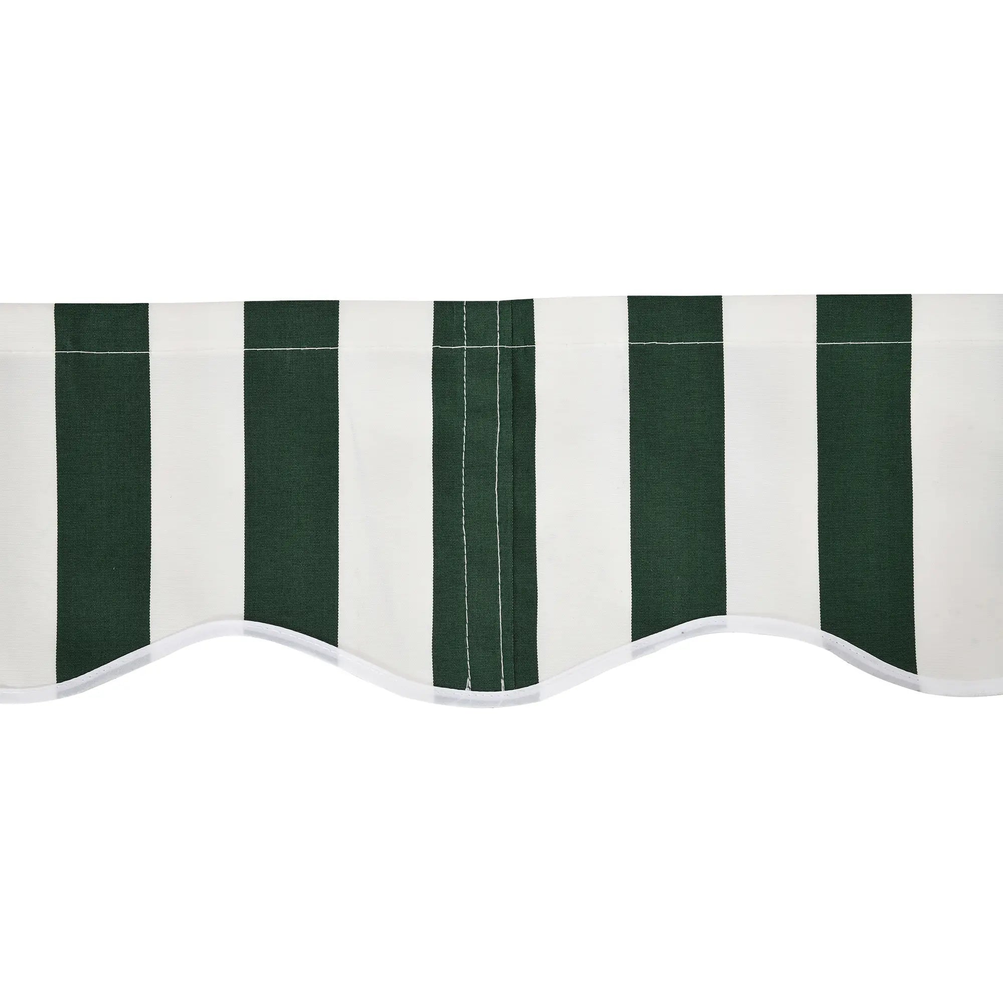 10' x 8' Retractable Awning Fabric, UV Protection, and White, Green Awning Fabric Replacement at Gallery Canada