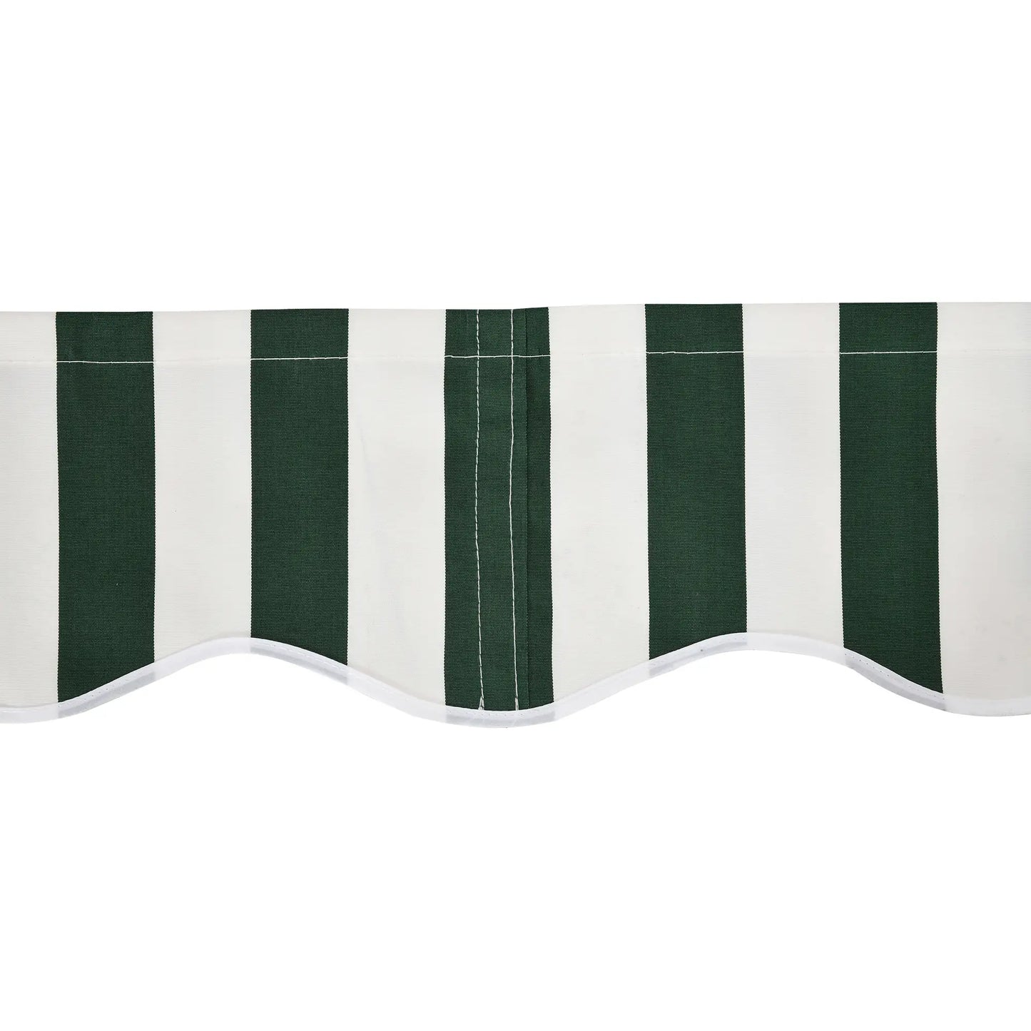 10' x 8' Retractable Awning Fabric, UV Protection, and White, Green Awning Fabric Replacement at Gallery Canada