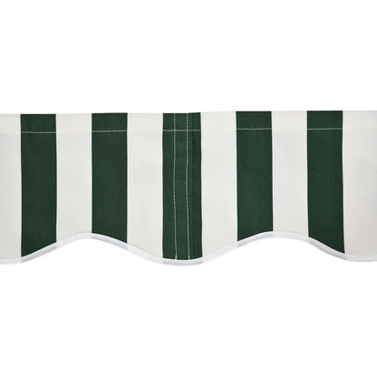 10' x 8' Retractable Awning Fabric, UV Protection, and White, Green Awning Fabric Replacement at Gallery Canada