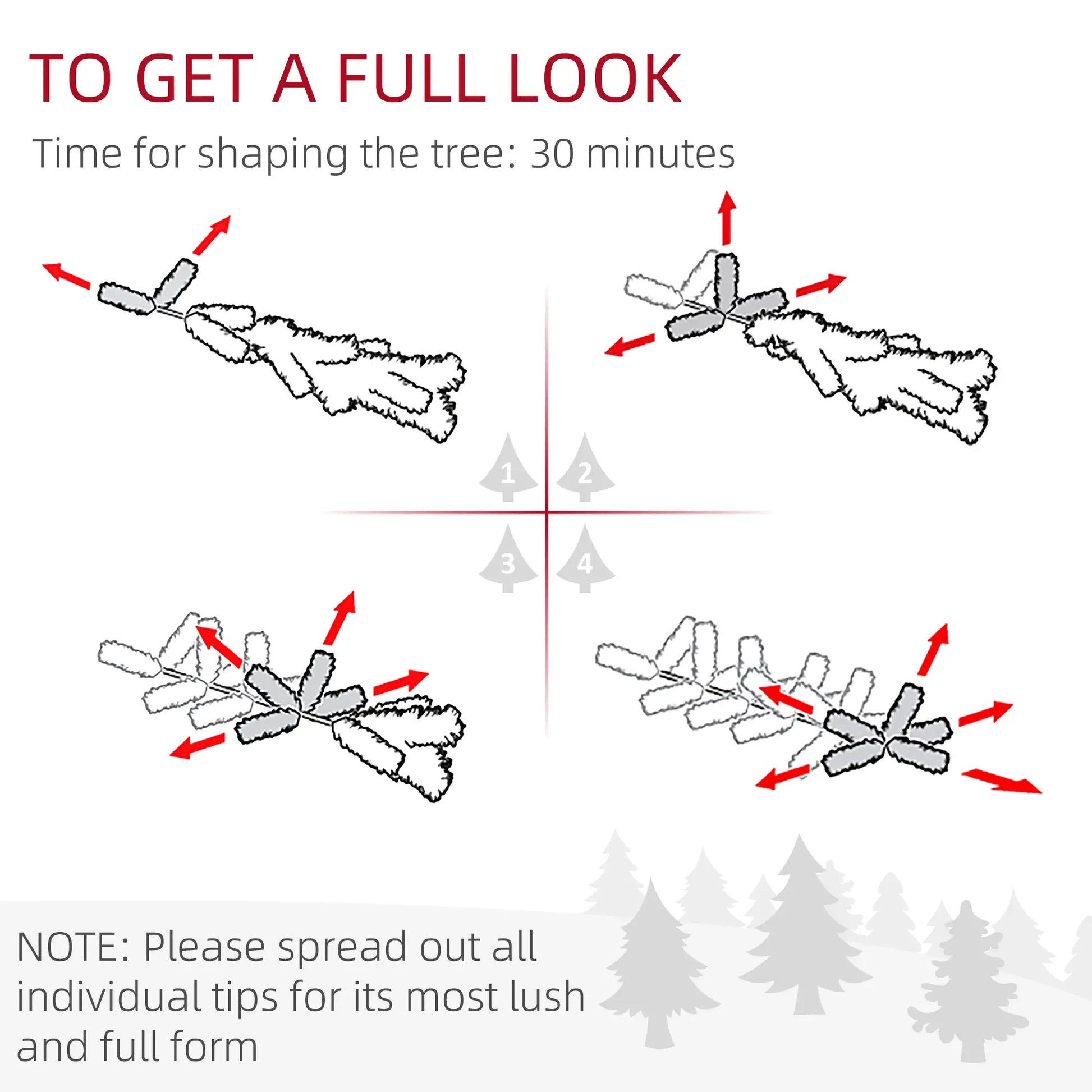 6ft Pencil Artificial Christmas Tree, Snow Flocked Branches, Green Artificial Christmas Trees at Gallery Canada