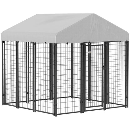 Outdoor Dog Kennel, Waterproof UV-Resistant Cover, 6 x 6 x 6 ft Houses, Kennels & Pens at Gallery Canada