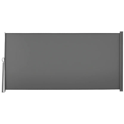 Outdoor Folding Retractable Side Awning, UV Wind Resistant, 118" x 63", Light Grey Side Awnings at Gallery Canada