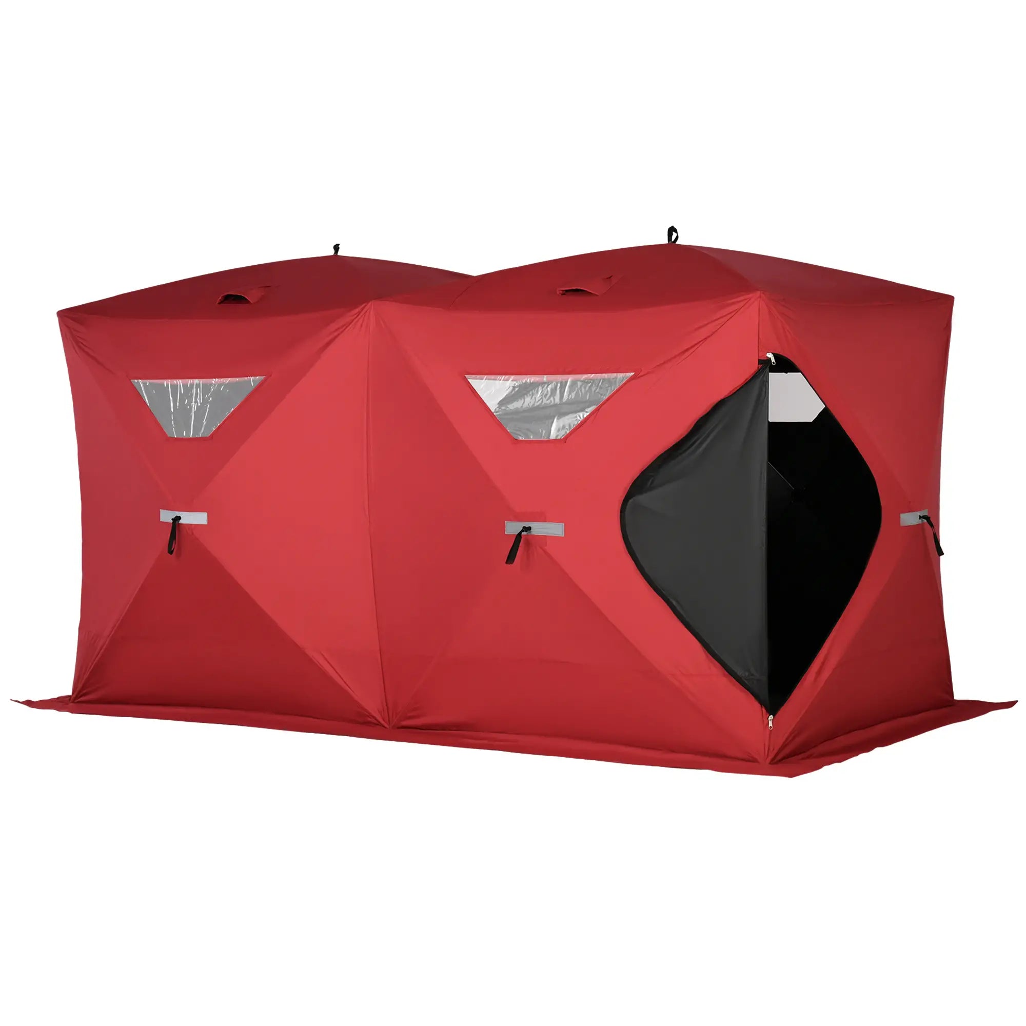 5-8 Person Pop-Up Ice Fishing Shelter, Portable Tent, Red Ice Fishing Tents at Gallery Canada