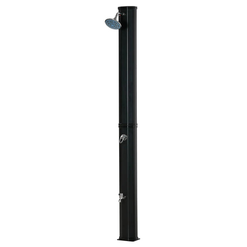 7ft Solar Heated Outdoor Shower, 360 Rotating Head, Adjustable Temperature