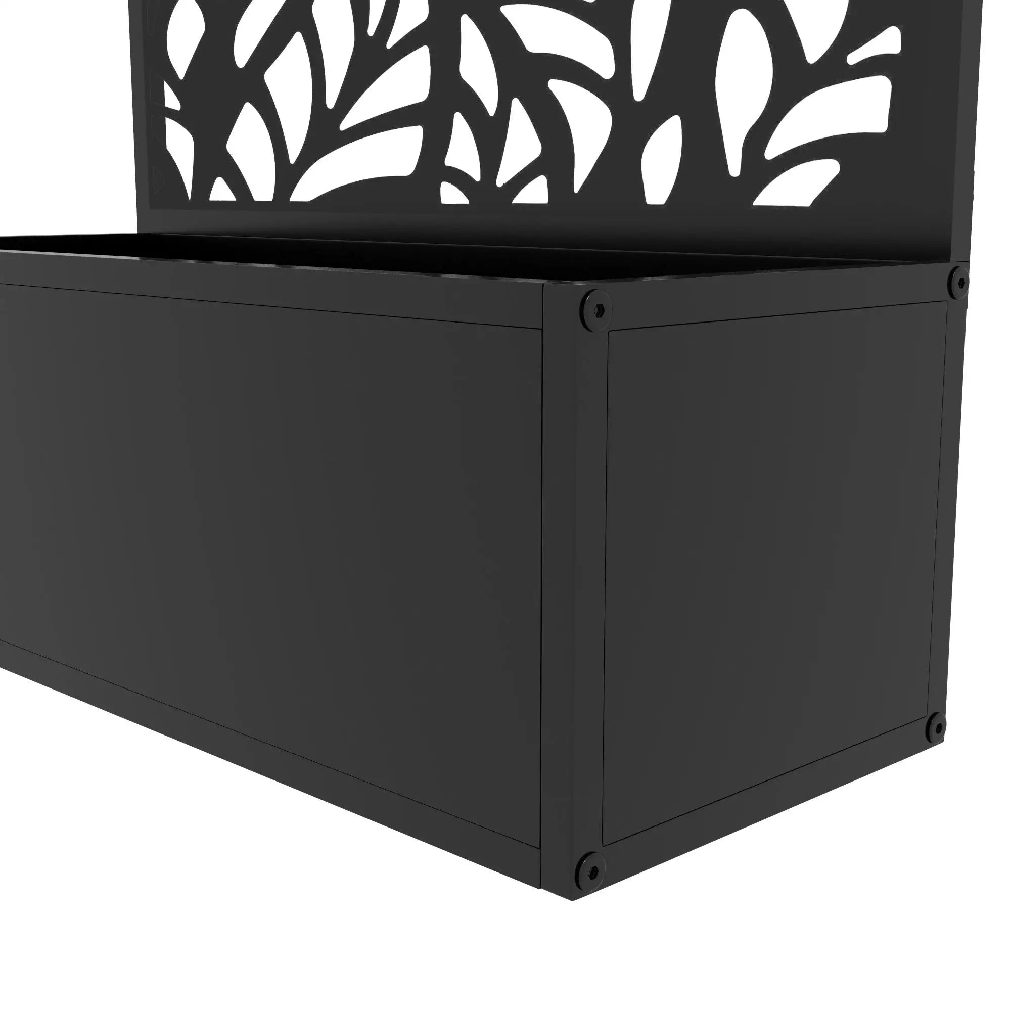 Metal Outdoor Privacy Screen, Raised Garden Bed, Wall Mount or Freestanding Galvanized Planter Boxes at Gallery Canada