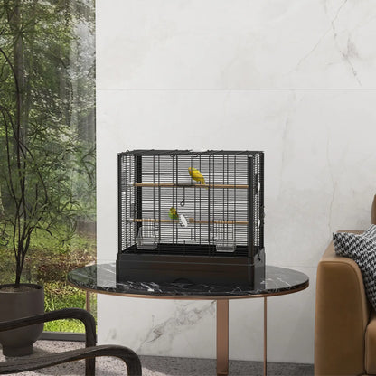 22" Bird Cage for Budgies, Finches, Canaries, Black Bird Cages at Gallery Canada