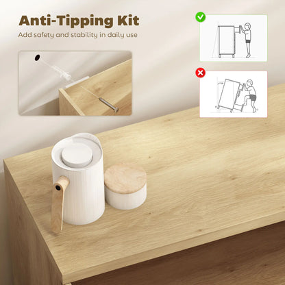 Sideboard Buffet Cabinet Set Of 2, Kitchen Cabinet, Oak Bar Cabinets at Gallery Canada