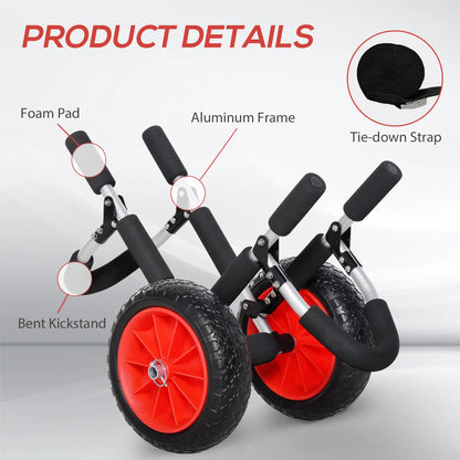 Stand-Up Paddleboard Dolly, Aluminum Surfboard Cart, Foldable for SUPs, Canoe Kayak Carts at Gallery Canada