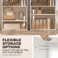 Fold-out Computer Desk, Storage Shelves, Wall Mount, White Computer Desks at Gallery Canada