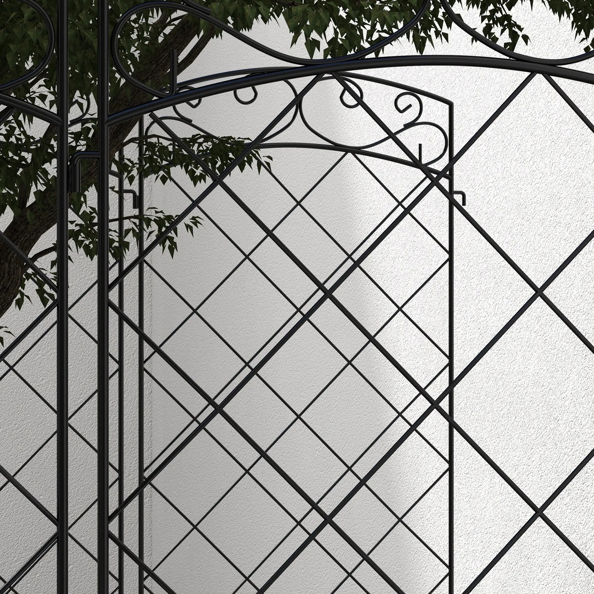 7 Pack Garden Fencing, Decorative Fence Panels, Animal Barrier, Flower Edging, Black Garden Fences at Gallery Canada