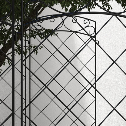 7 Pack Garden Fencing, Decorative Fence Panels, Animal Barrier, Flower Edging, Black Garden Fences at Gallery Canada