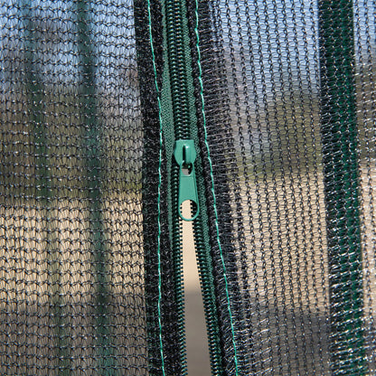 94.5''x47.25''x72.75'' Heavy Duty Greenhouse, Roll-Up Zipper Doors, Black Walk In Greenhouses at Gallery Canada