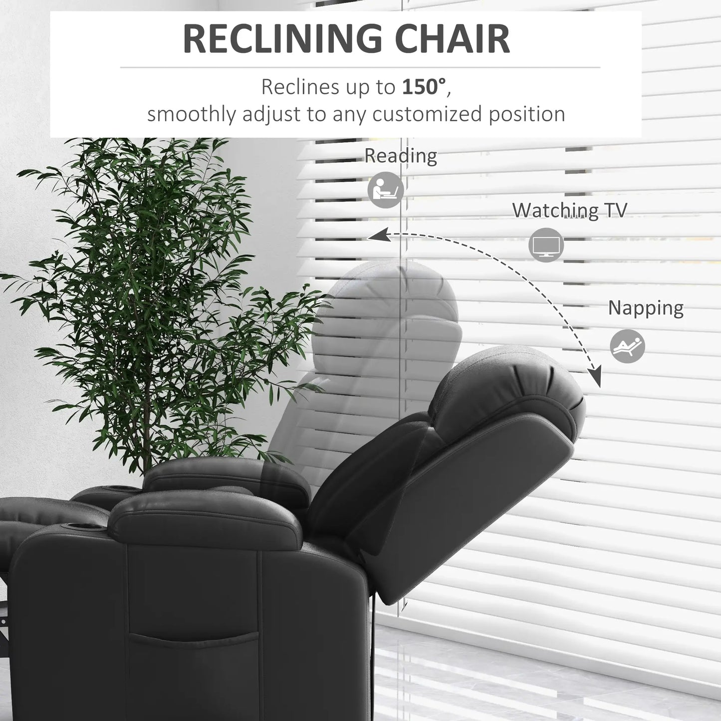 Electric Lift Chair, Power Recliner with Footrest, Remote, Cup Holders, Grey Electric Power Lift Chairs at Gallery Canada