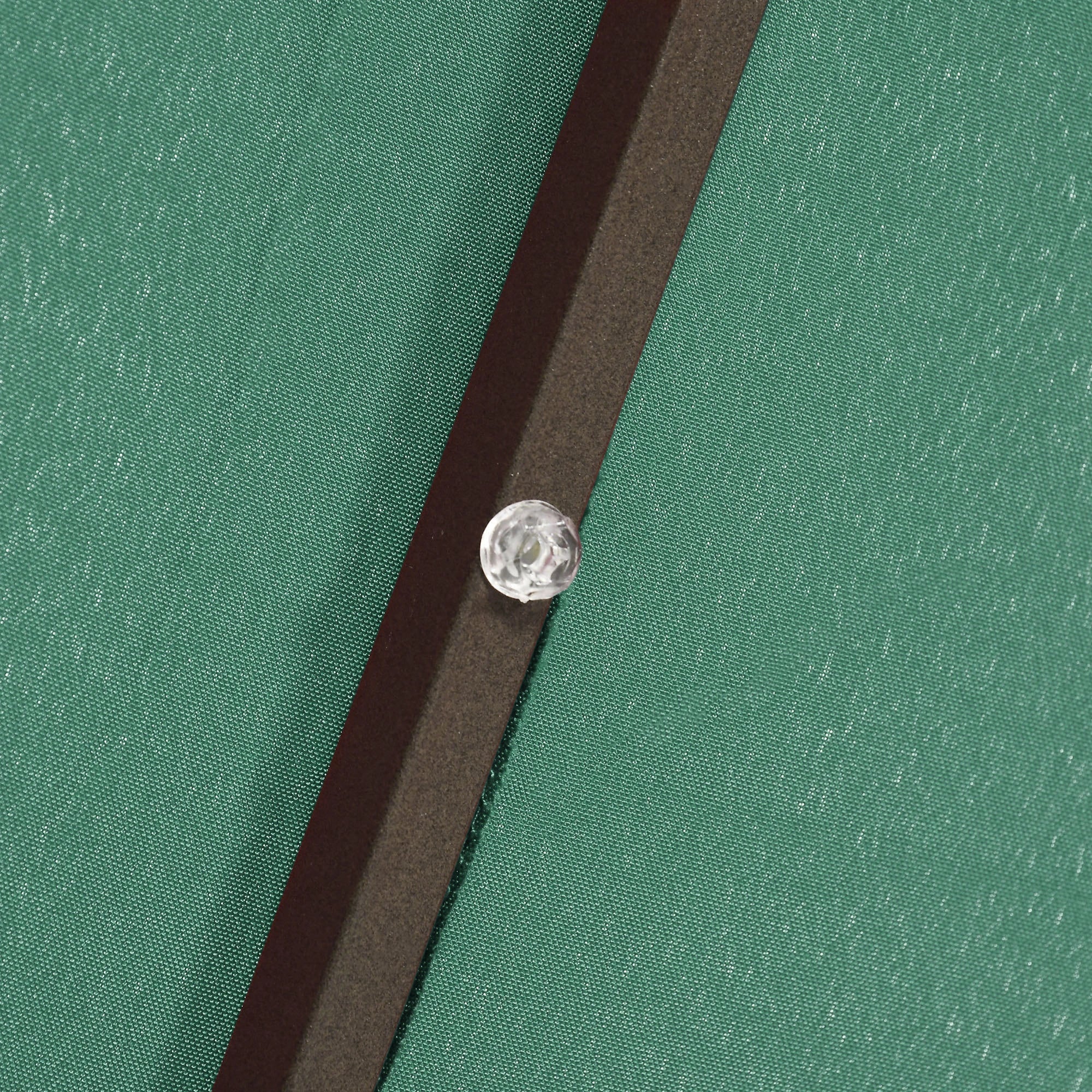 6.5x10ft Solar Powered Rectangle Patio Umbrella, Tilt Aluminum, Dark Green Sun Umbrellas at Gallery Canada