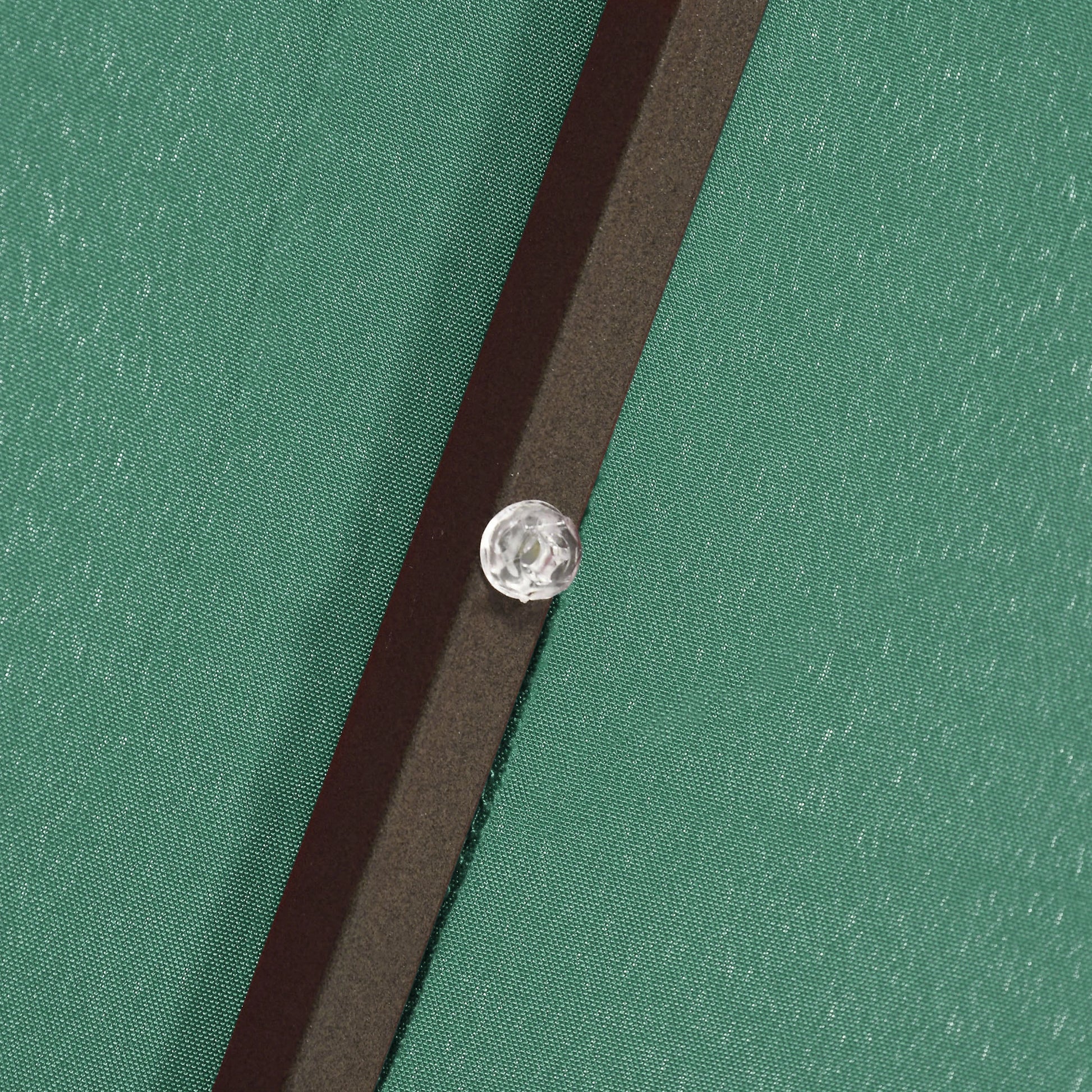 6.5x10ft Solar Powered Rectangle Patio Umbrella, Tilt Aluminum, Dark Green Sun Umbrellas at Gallery Canada