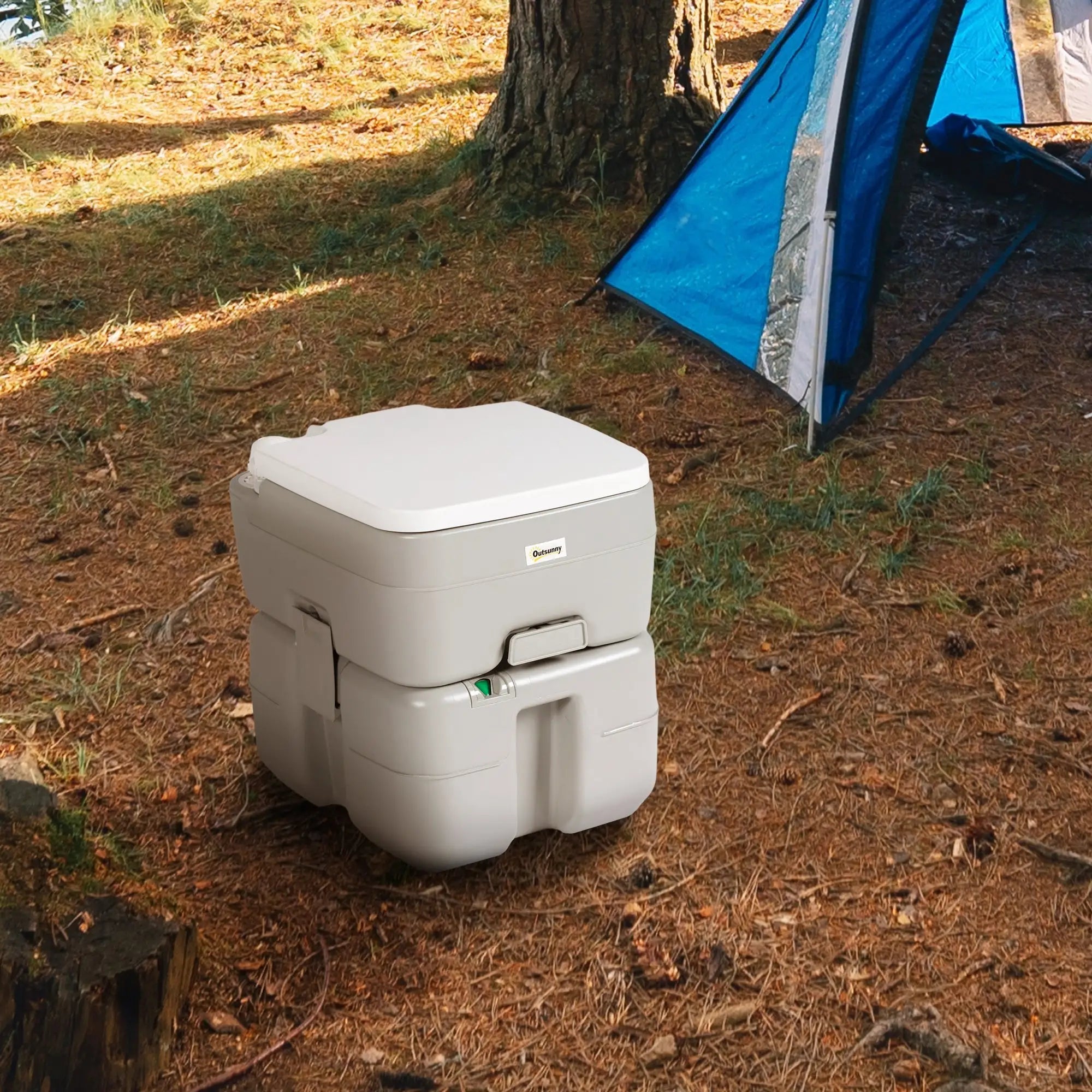 5.3 Gallon Portable Toilet, Level Indicator, Anti-Leak Pump, Camping, RV Camping Toilets at Gallery Canada