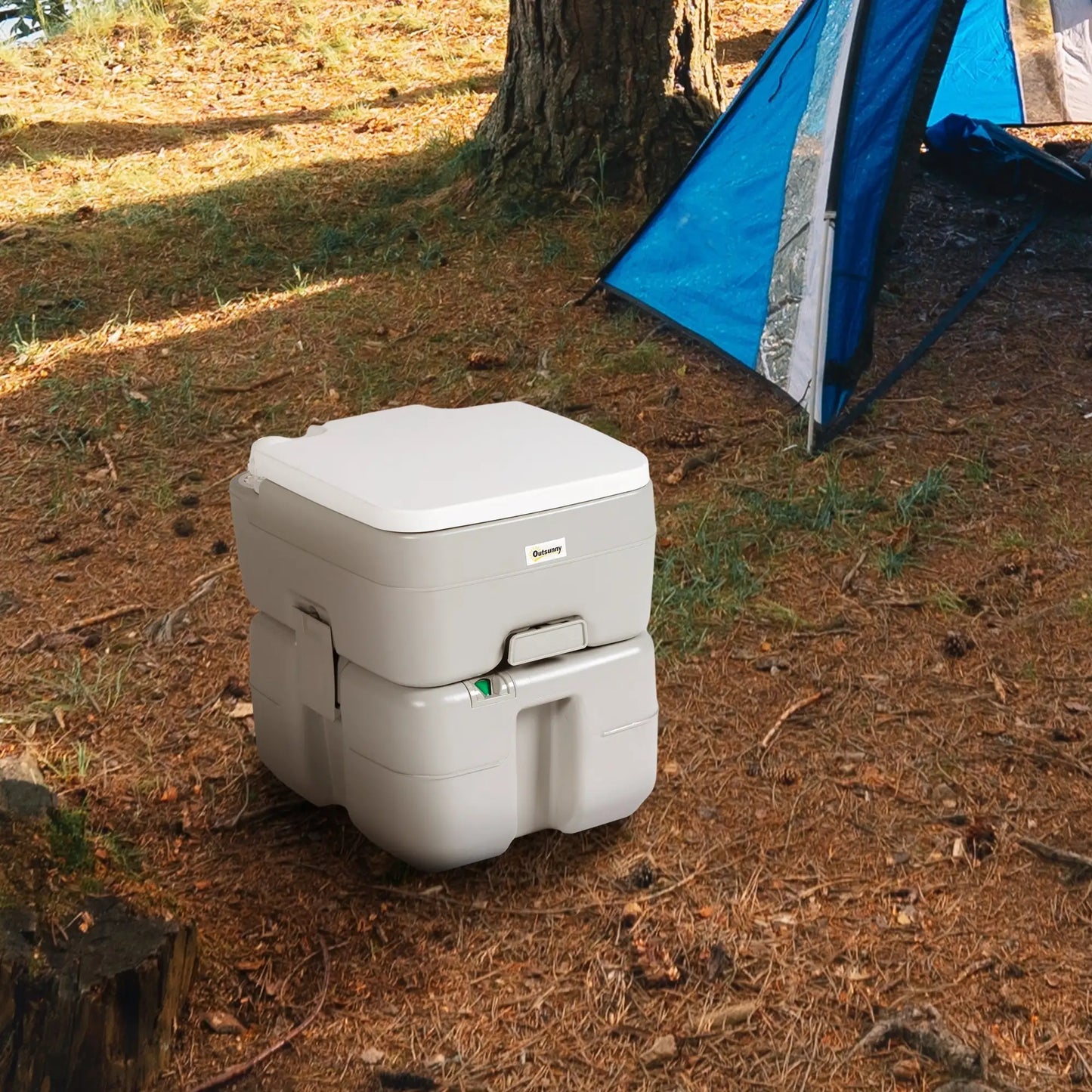 5.3 Gallon Portable Toilet, Level Indicator, Anti-Leak Pump, Camping, RV Camping Toilets at Gallery Canada