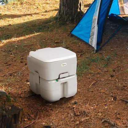 5.3 Gallon Portable Toilet, Level Indicator, Anti-Leak Pump, Camping, RV Camping Toilets at Gallery Canada