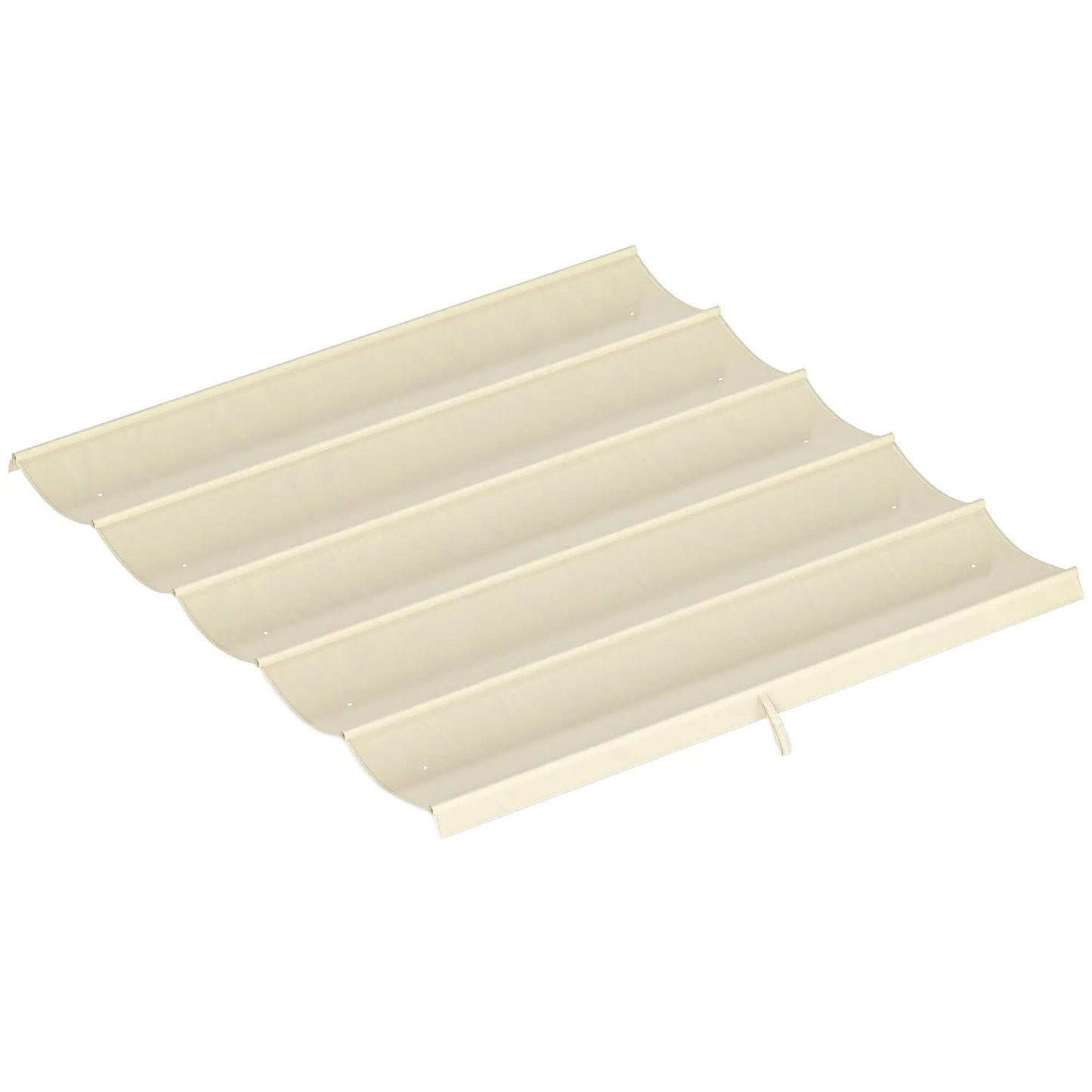 Retractable Pergola Canopy, 10' x 10', Cream White Gazebo Canopy Replacement Cream at Gallery Canada