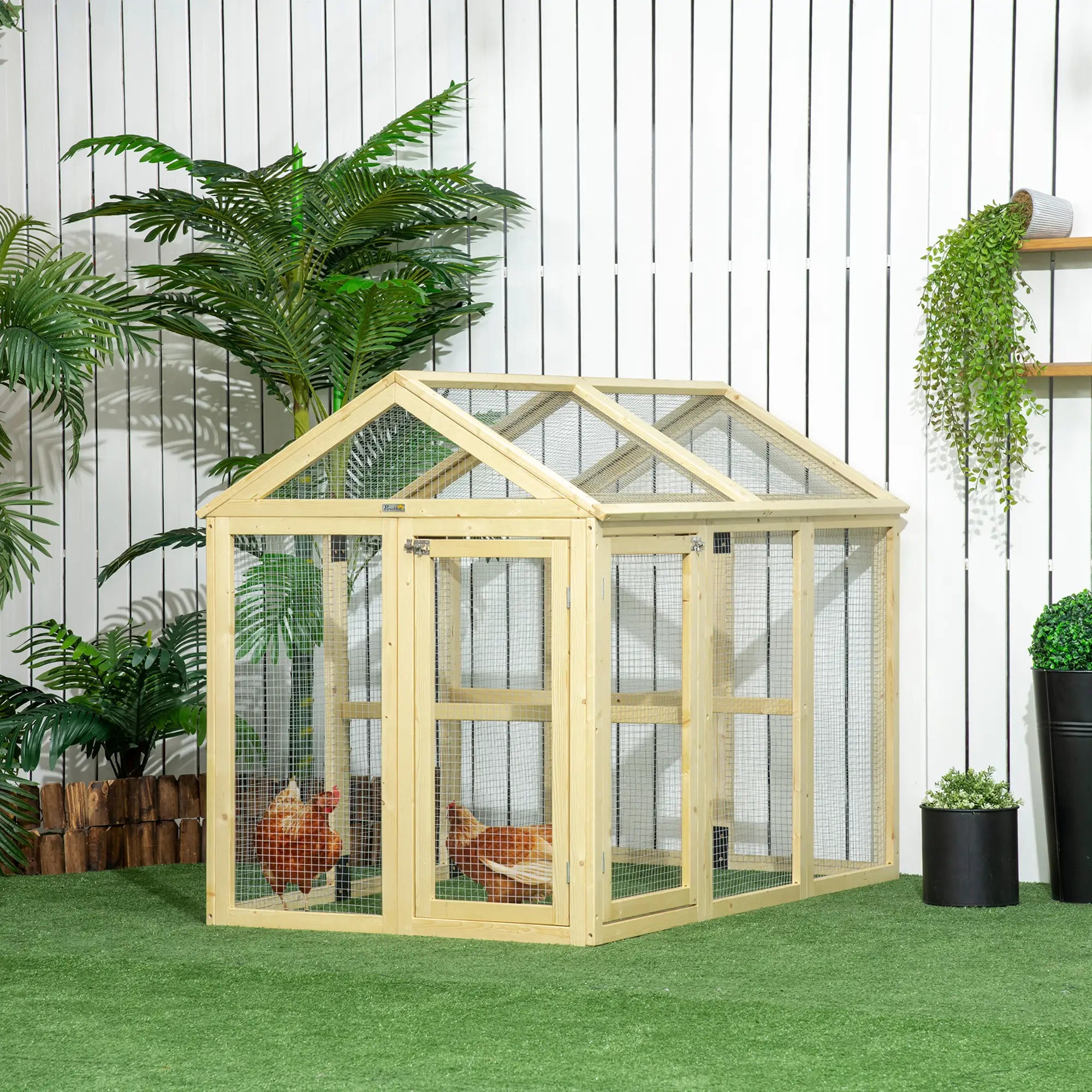 Expandable Outdoor Chicken Coop, 2 Doors, 3 Perches, 1–3 Chickens Chicken Coops at Gallery Canada