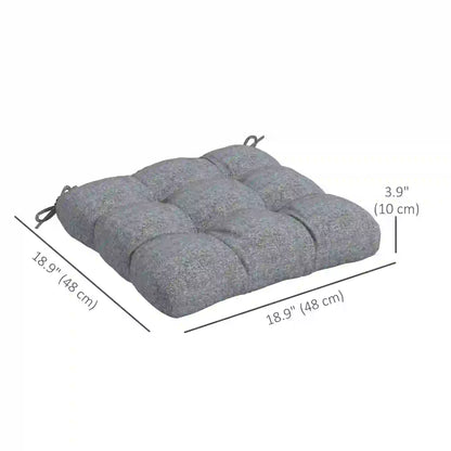 4-Piece Patio Chair Cushion Set, Indoor Outdoor Replacement Pillows Patio Chair Cushions at Gallery Canada