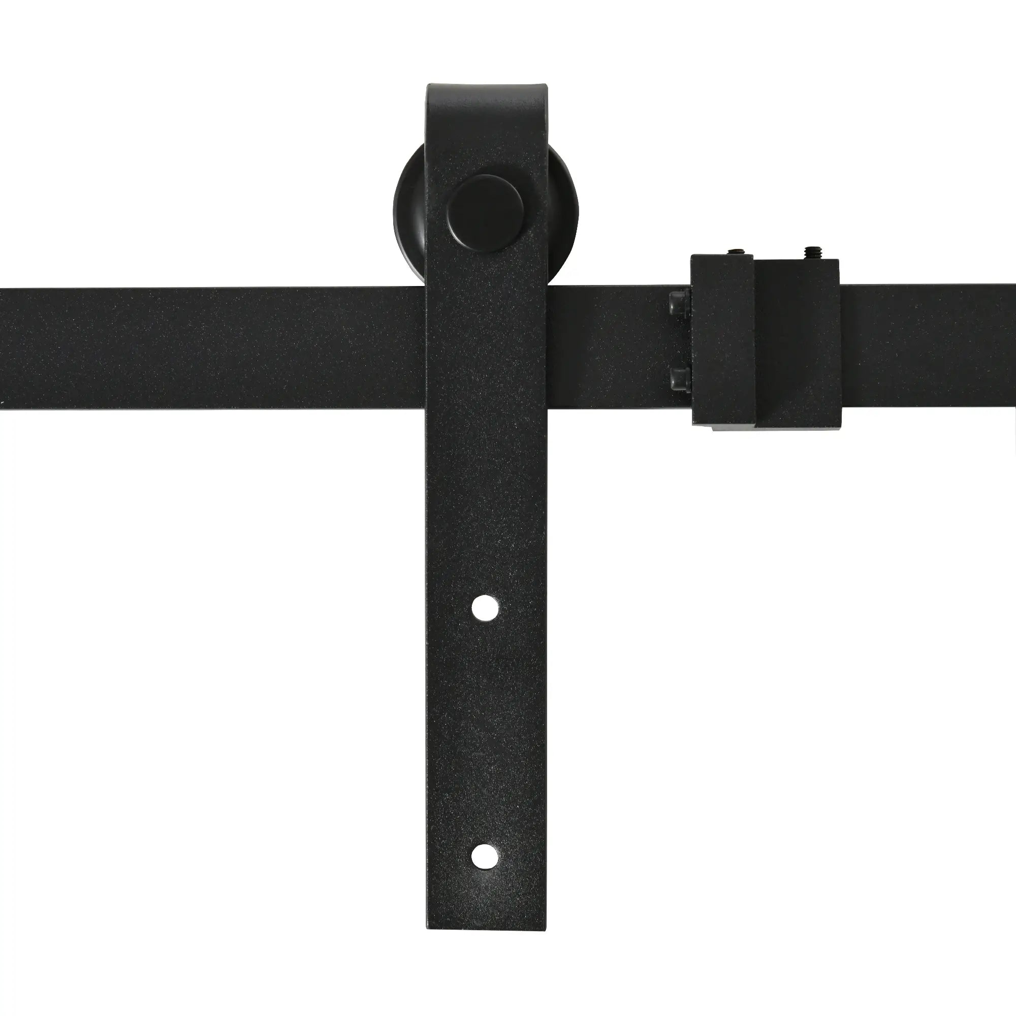 Mini Sliding Barn Door Hardware Kit, Double Doors, 17.7