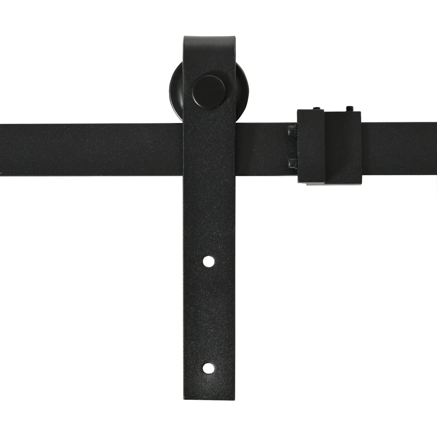 Mini Sliding Barn Door Hardware Kit, Double Doors, 17.7" Wide, Black Door Hardware at Gallery Canada