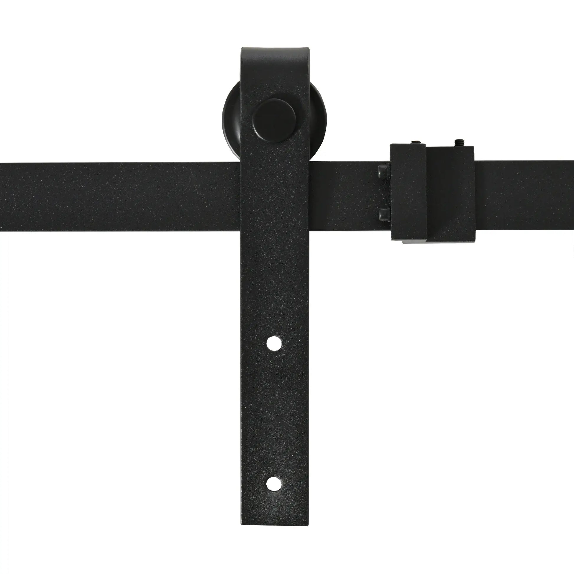 Mini Sliding Barn Door Hardware Kit, Double Doors, 17.7" Wide, Black Door Hardware at Gallery Canada