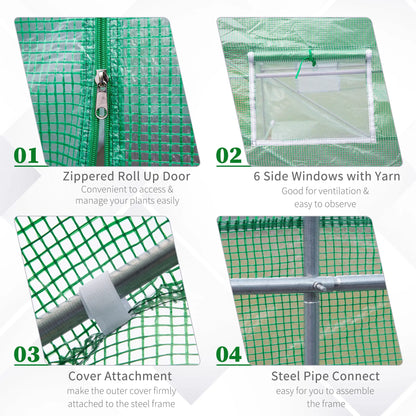 Walk-In Greenhouse, Portable Garden Plant Greenhouse, Premium Steel Frame Walk In Greenhouses at Gallery Canada
