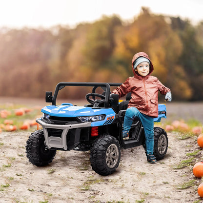 12V Ride on Car, Electric Bucket, Two-Seater, Blue Electric Toy Cars at Gallery Canada