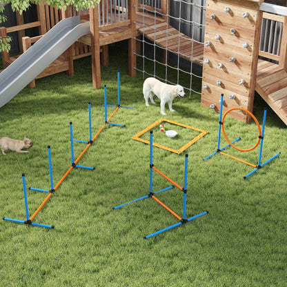 Dog Agility Training Equipment, 5PCS Obstacle Course Starter Kit With Bag Dog Agility Training Equipment at Gallery Canada