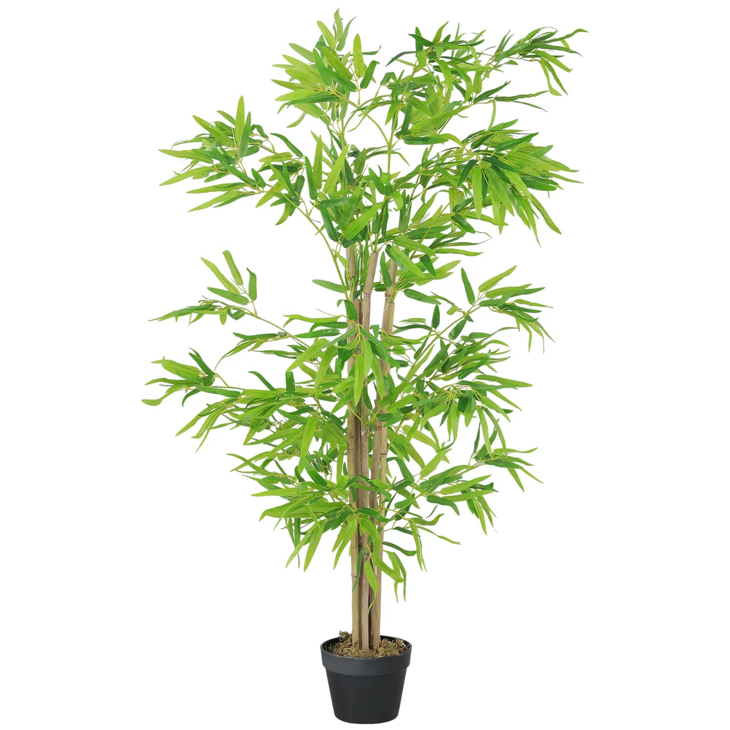 Artificial Bamboo Tree, 5ft, Realistic Leaf, Natural Trunk, Decorative Plant Artificial Trees at Gallery Canada