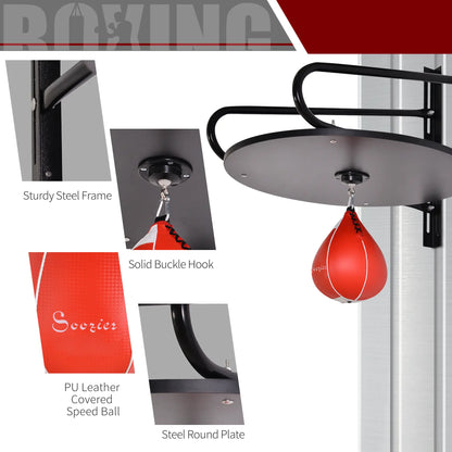Wall Mounted Speed Bag Platform, Adjustable Height More-Strength Training Equipment at Gallery Canada