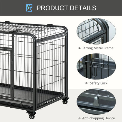 Heavy Duty Folding Dog Crate, Medium Size, 37" x 23" x 27" Houses, Kennels & Pens at Gallery Canada