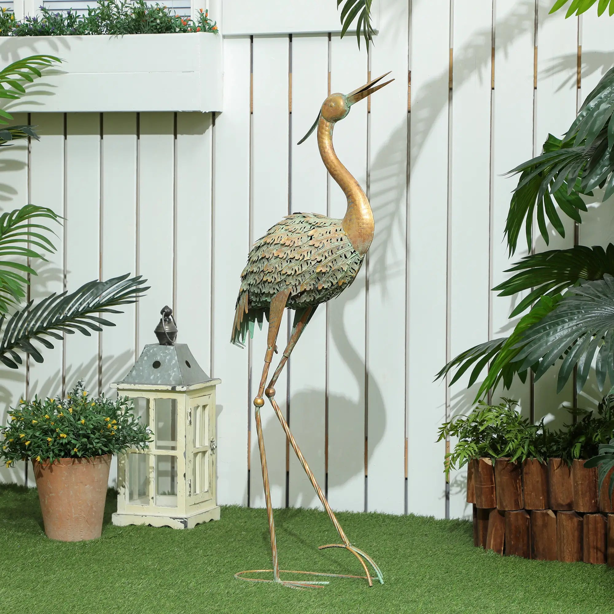 Heron Garden Statue, 15.3