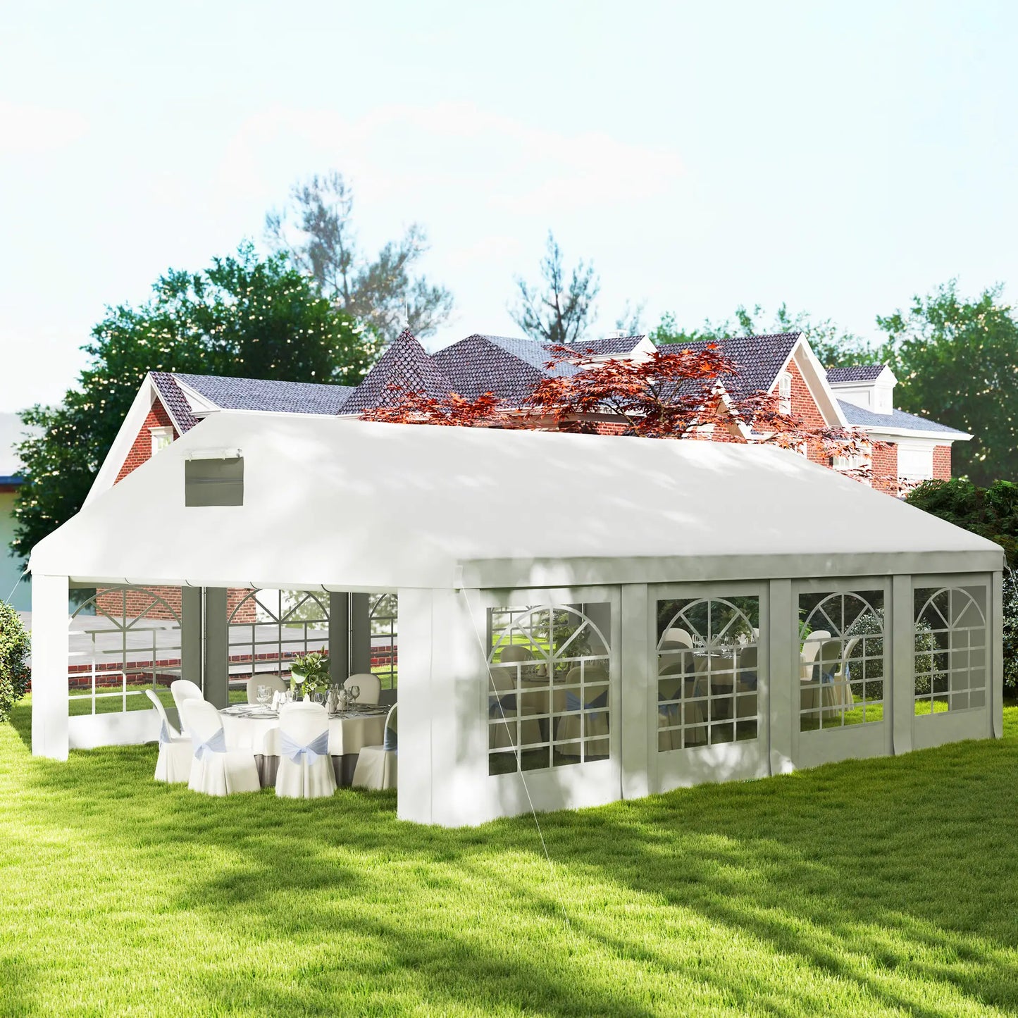 19.6' x 26' Heavy Duty Party Tent, Outdoor Canopy with Removable Sidewalls Canopy Tents at Gallery Canada