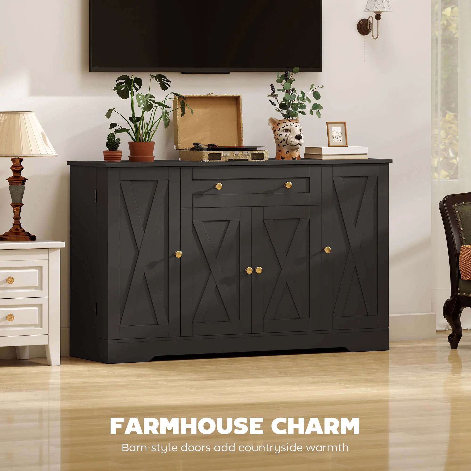 Sideboard Buffet Cabinet, Farmhouse Coffee Bar, Black Bar Cabinets at Gallery Canada