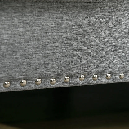 Traditional Double Sofa, Sponge Padding, Rubber Wood Leg, 2 Seater, Nail Head Accent 2-Seater Sofas at Gallery Canada