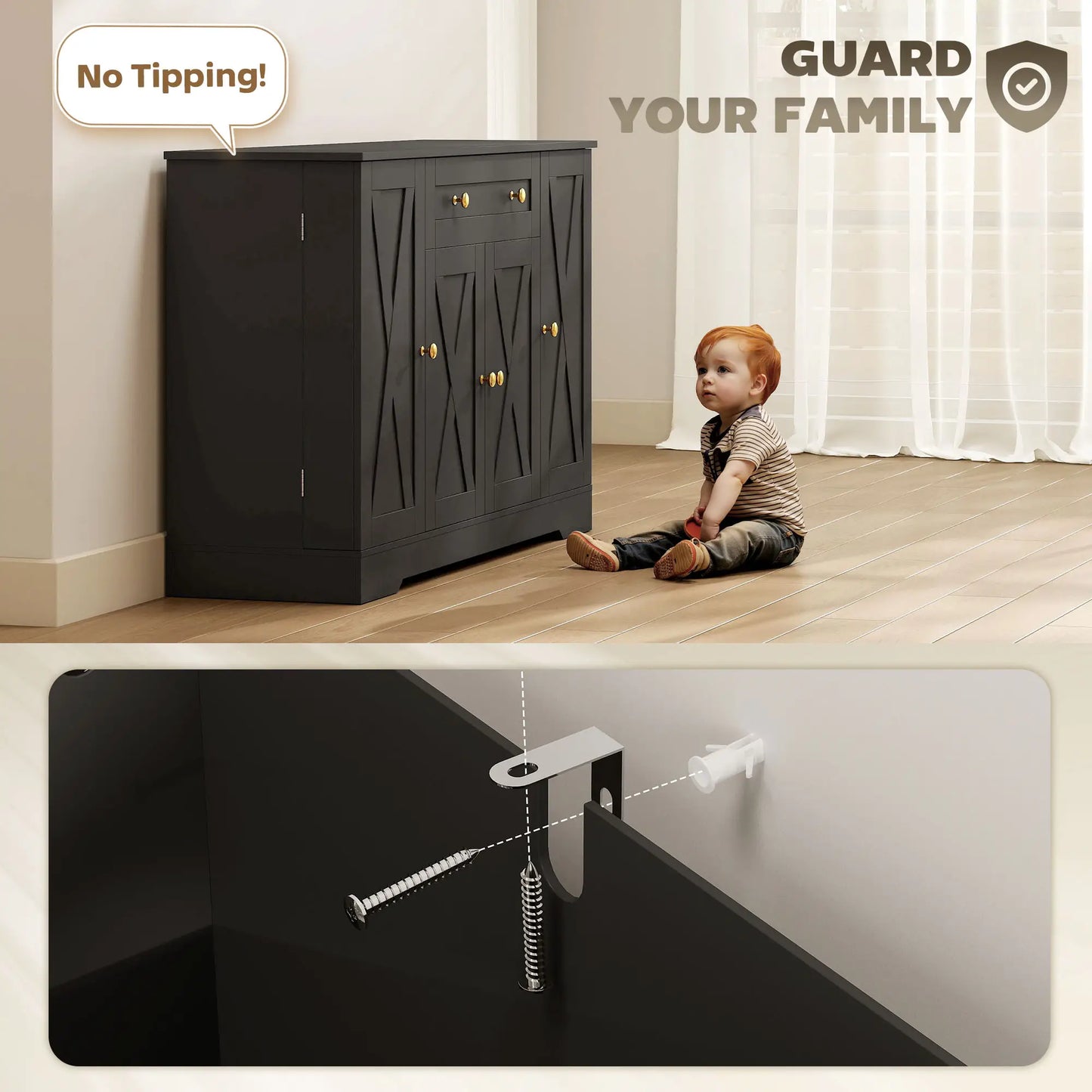 Sideboard Buffet Cabinet, Farmhouse Coffee Bar, Black Bar Cabinets at Gallery Canada