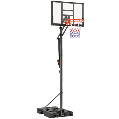 Portable Basketball Hoop, 4.4-10ft with Wheels and 44.5" Backboard, for Teenagers Youth Adults Basketball at Gallery Canada